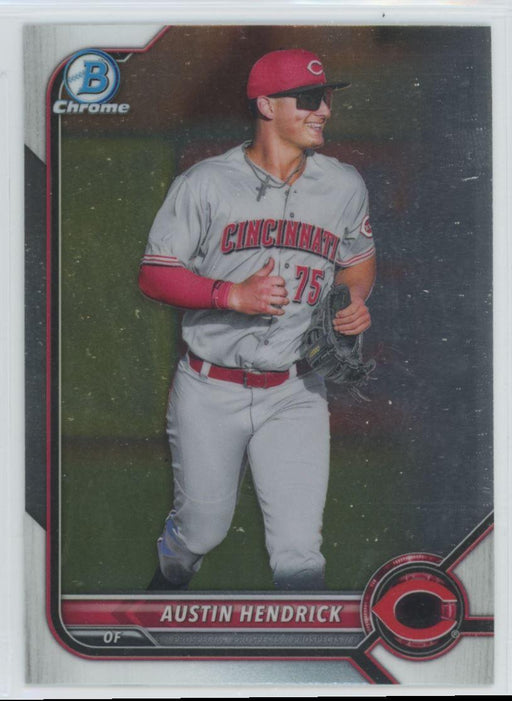 Austin Hendrick 2022 Bowman Chrome Prospects # BCP-33 Cincinnati Reds - Collectible Craze America