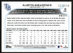 Austin Meadows 2022 Topps Chrome Baseball # 10 Aqua Refractor 23/199 Tampa Bay Rays - Collectible Craze America