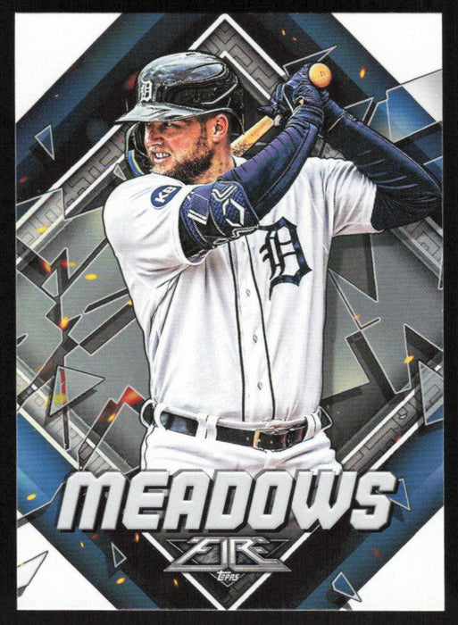 Austin Meadows 2022 Topps Fire Baseball # 183 Detroit Tigers Base - Collectible Craze America