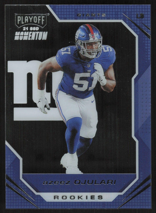 Azeez Ojulari 2021 Panini Chronicles Playoff Momentum Rookies # PMR-40 RC New York Giants - Collectible Craze America