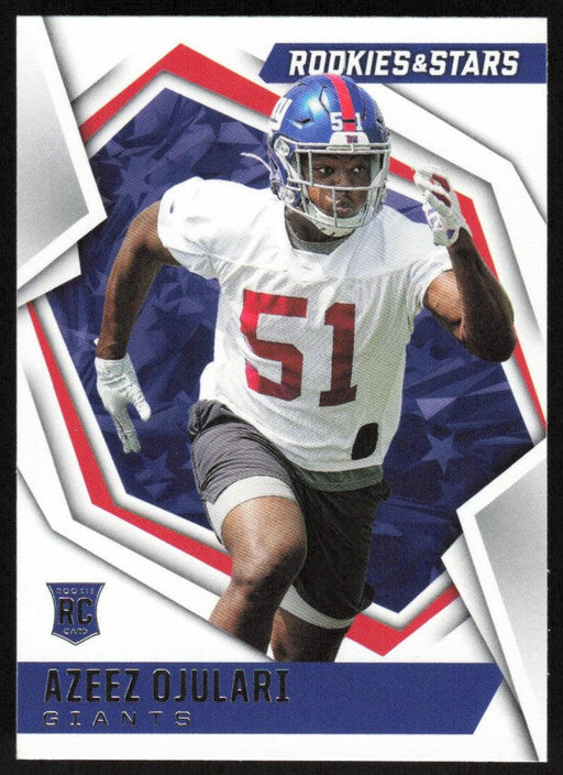 Azeez Ojulari 2021 Panini Rookies & Stars # 151 RC New York Giants Base - Collectible Craze America