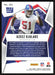 Azeez Ojulari 2021 Panini Rookies & Stars # 151 RC New York Giants Base - Collectible Craze America