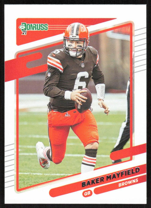 Baker Mayfield 2021 Donruss Football # 195 Cleveland Browns Base - Collectible Craze America