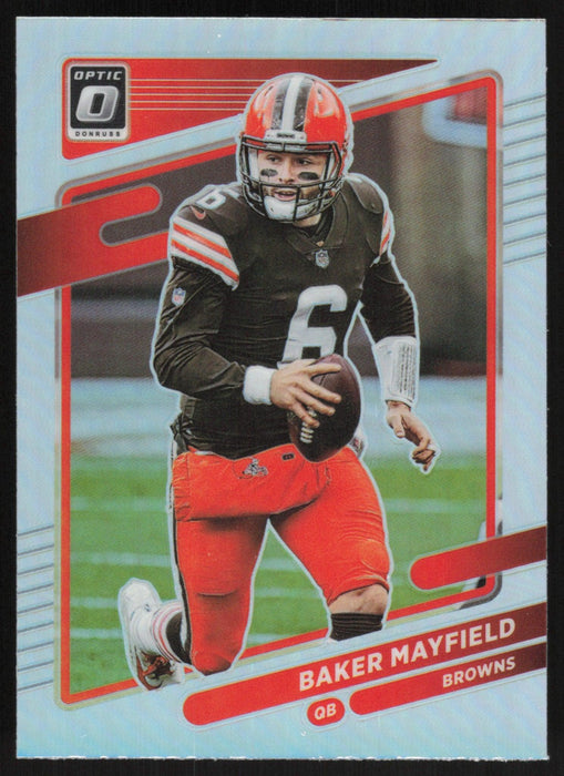 Baker Mayfield 2021 Donruss Optic # 140 Silver Prizm Cleveland