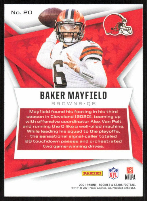 Baker Mayfield 2021 Panini Rookies & Stars # 20 Cleveland Browns Base - Collectible Craze America