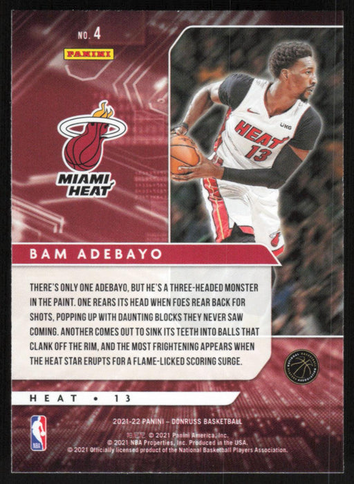 Bam Adebayo 2021 Donruss Power in the Paint # 4 Miami Heat - Collectible Craze America