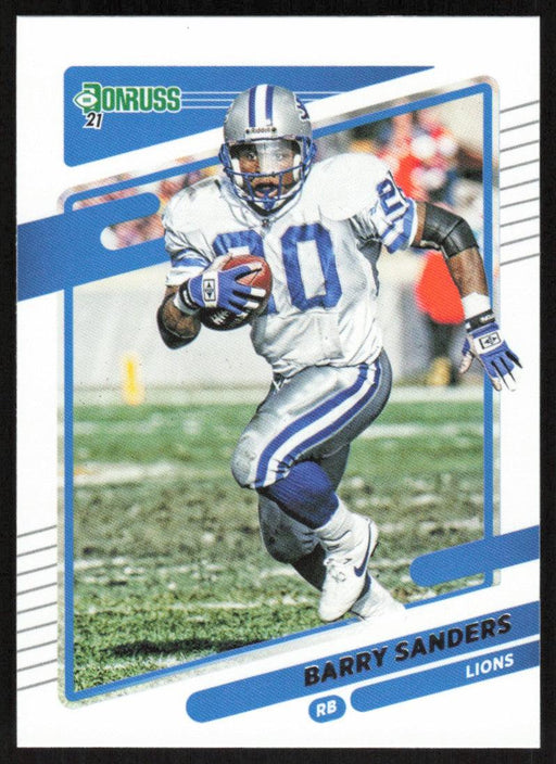 Barry Sanders 2021 Donruss Football # 173 Detroit Lions Base - Collectible Craze America