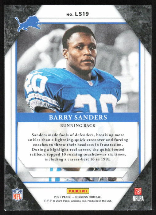 Barry Sanders 2021 Donruss Legends Series # LS19 Detroit Lions - Collectible Craze America