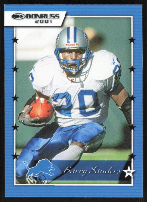 Barry Sanders 2021 Donruss Retro 2001 # 01-6 Detroit Lions - Collectible Craze America