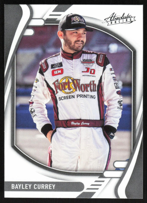 Bayley Currey 2022 Panini Chronicles Racing Absolute # 4 - Collectible Craze America