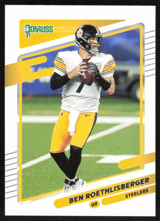 Ben Roethlisberger 2021 Donruss Football # 19 Pittsburgh Steelers Base - Collectible Craze America