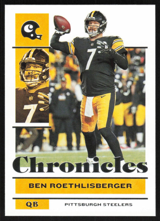 Ben Roethlisberger 2021 Panini Chronicles # 94 Pittsburgh Steelers Base - Collectible Craze America