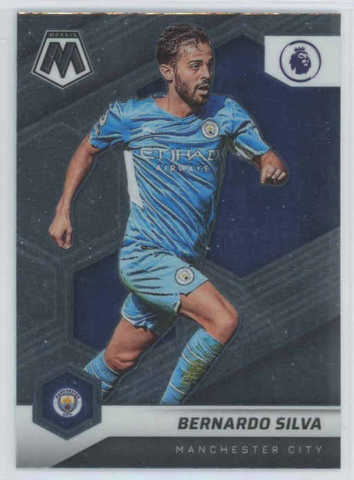 Bernardo Silva 2021 Panini Mosaic Premier League # 11 Manchester City - Collectible Craze America