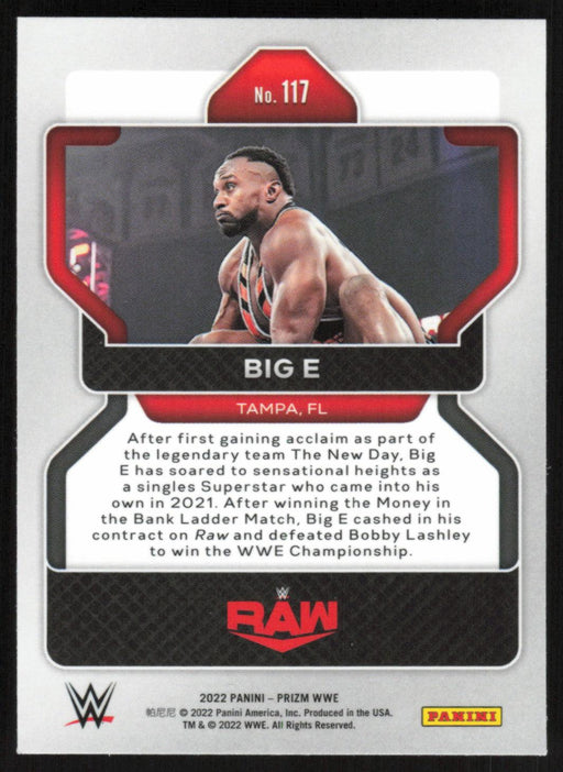 Big E 2022 Panini Prizm WWE # 117 Base Raw - Collectible Craze America