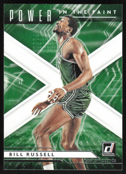 Bill Russell 2021 Donruss Power in the Paint # 6 Boston Celtics - Collectible Craze America