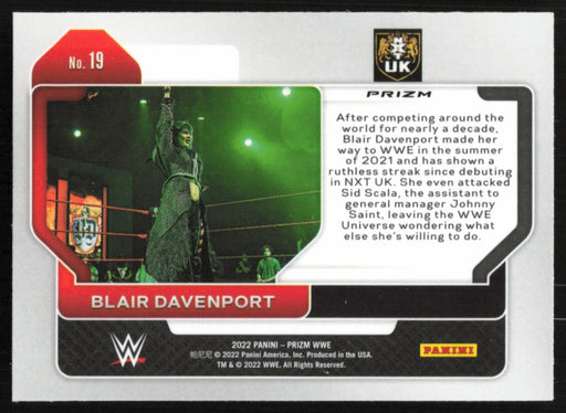 Blair Davenport 2022 Panini Prizm WWE # 19 RC Red White Blue Prizm NXT UK - Collectible Craze America