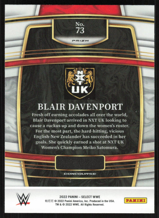 Blair Davenport 2022 Panini Select WWE # 73 RC Concourse Silver Prizm NXT UK - Collectible Craze America