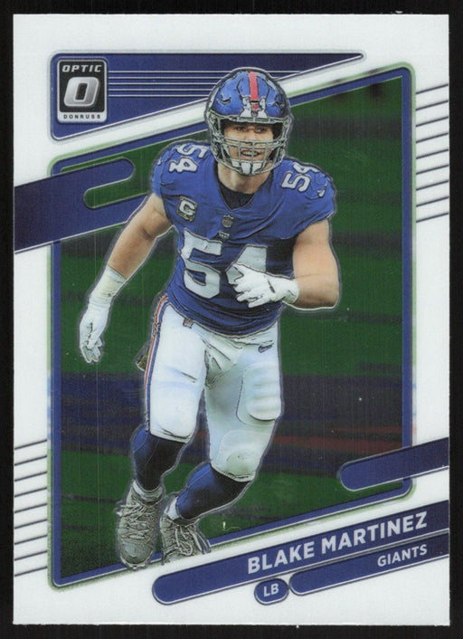 Blake Martinez 2021 Donruss Optic # 17 New York Giants - Collectible Craze America