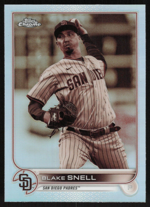 Blake Snell 2022 Topps Chrome # 196 Sepia Refractor San Diego Padres - Collectible Craze America