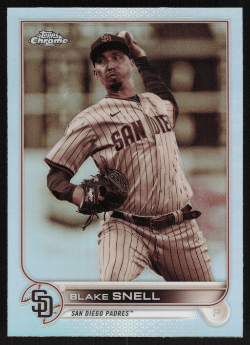 Blake Snell 2022 Topps Chrome # 196 Sepia Refractor San Diego Padres - Collectible Craze America