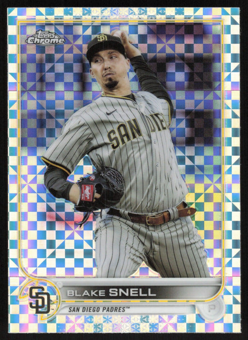 Blake Snell 2022 Topps Chrome # 196 X-Fractor San Diego Padres - Collectible Craze America