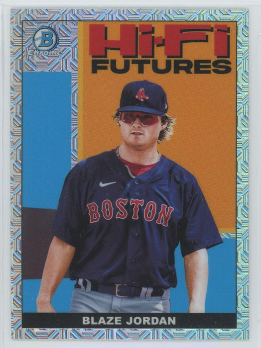 Blaze Jordan 2022 Bowman Hi-Fi Futures # HIFI-16 Mojo Refrctor Boston Red Sox - Collectible Craze America