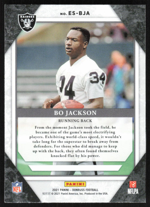 Bo Jackson 2021 Donruss Elite Series # ES-BJA Los Angeles Raiders - Collectible Craze America