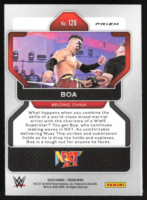 Boa 2022 Panini Prizm WWE # 126 Red White Blue Prizm NXT 2.0 - Collectible Craze America