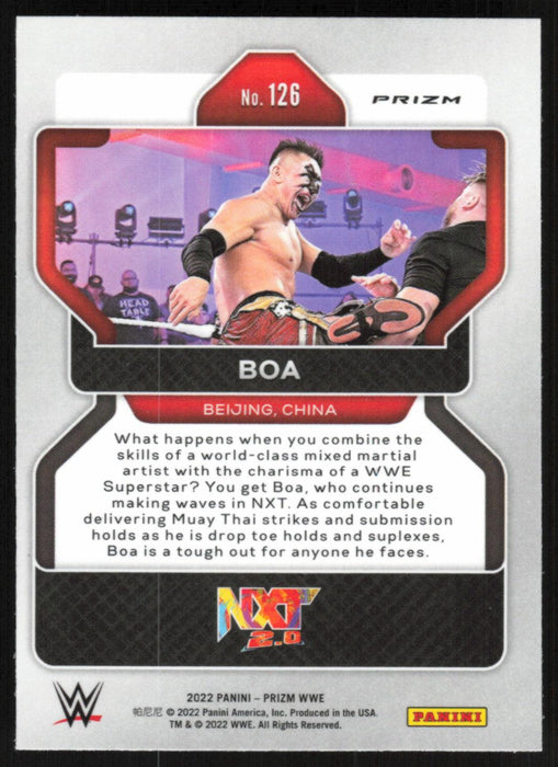 Boa 2022 Panini Prizm WWE # 126 Silver Prizm NXT 2.0 - Collectible Craze America