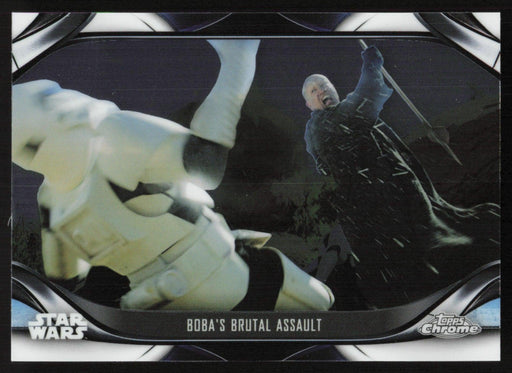 Boba's Brutal Assault 2022 Topps Chrome Star Wars Mandalorian # S2-32 - Collectible Craze America