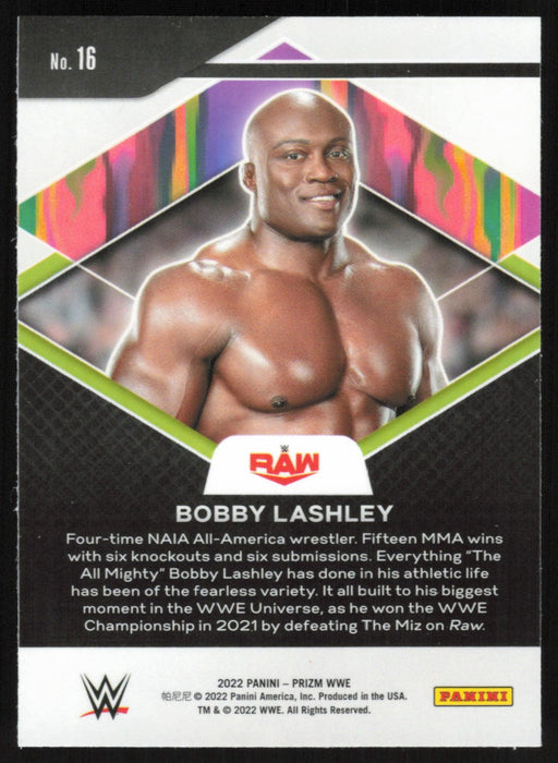 Bobby Lashley 2022 Panini Prizm WWE # 16 Fearless Raw - Collectible Craze America