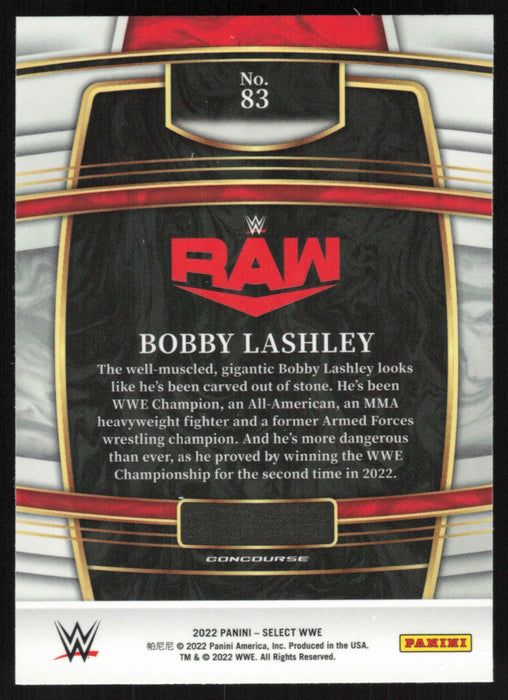 Bobby Lashley 2022 Panini Select WWE # 83 Raw Concourse Base - Collectible Craze America