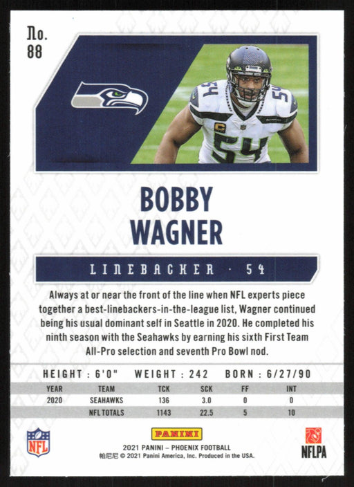 Bobby Wagner 2021 Panini Phoenix # 88 Seattle Seahawks Base - Collectible Craze America