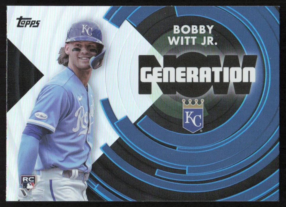 Bobby Witt Jr. 2022 Topps Update Generation Now # GN-61 RC Kansas City Royals - Collectible Craze America