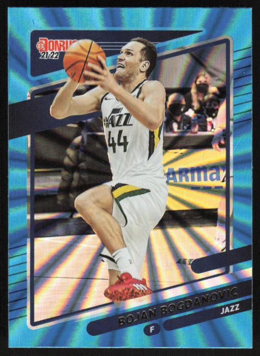 Bojan Bogdanovic 2021 Donruss # 190 Teal Holo Laser Utah Jazz - Collectible Craze America