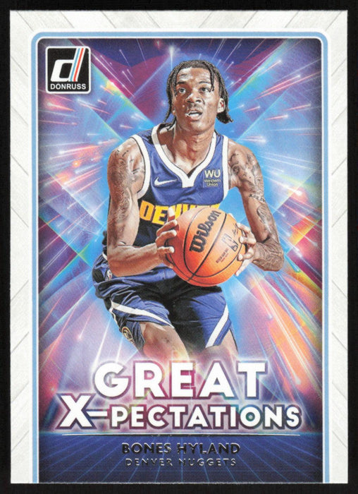 Bones Hyland 2021 Donruss Great X-Pectations # 24 Denver Nuggets - Collectible Craze America