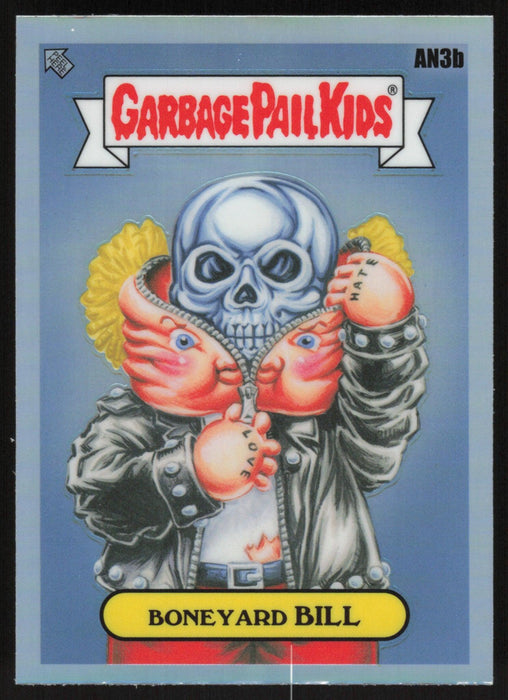 Boneyard BILL 2021 Topps Chrome Garbage Pail Kids Original Series 4 # AN3B Refractor - Collectible Craze America