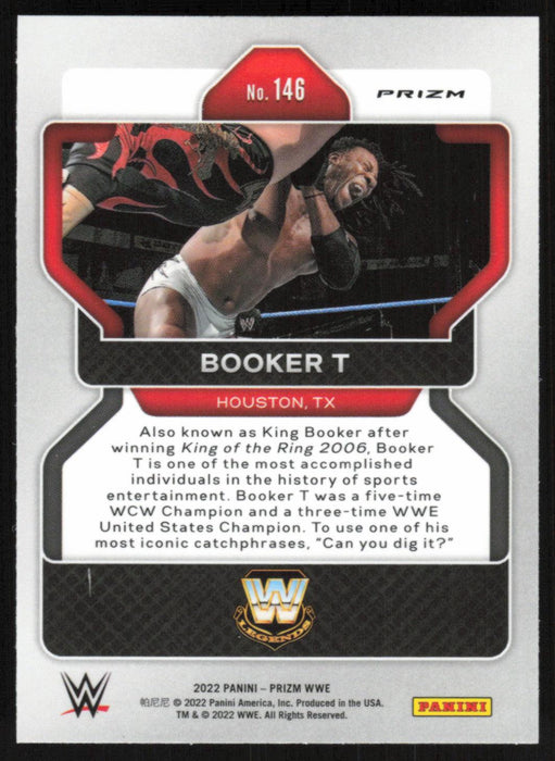 Booker T 2022 Panini Prizm WWE # 146 Green Prizm Legend - Collectible Craze America