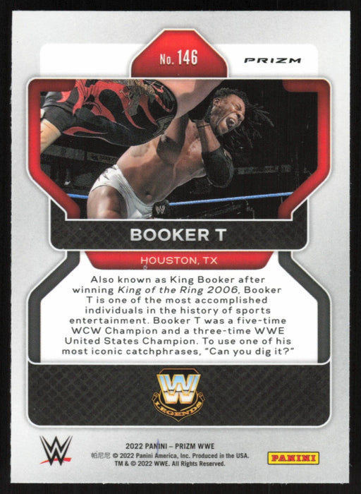 Booker T 2022 Panini Prizm WWE # 146 Red White Blue Prizm Legend - Collectible Craze America