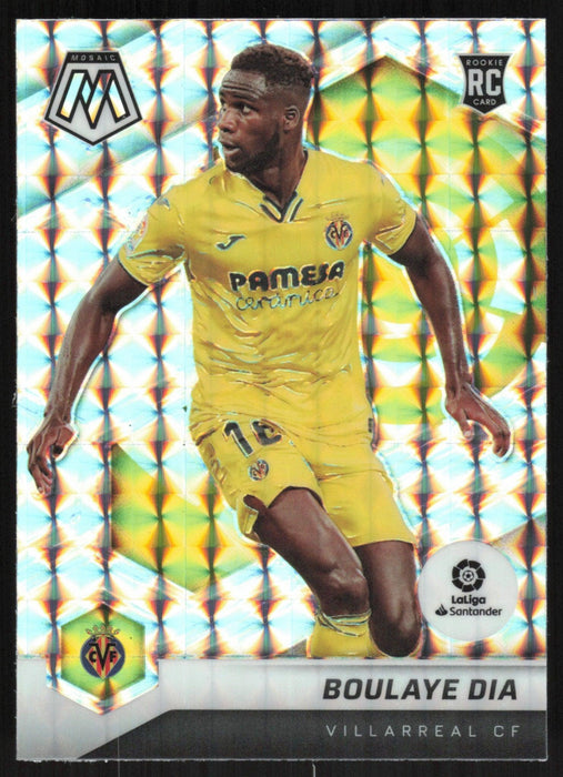 Boulaye Dia 2021 Panini Mosaic La Liga # 91 RC Mosaic Prizm Villarreal CF - Collectible Craze America