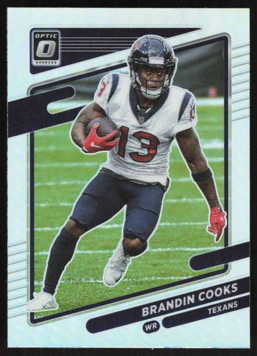 Brandin Cooks 2021 Donruss Optic # 101 Silver Prizm Houston Texans - Collectible Craze America