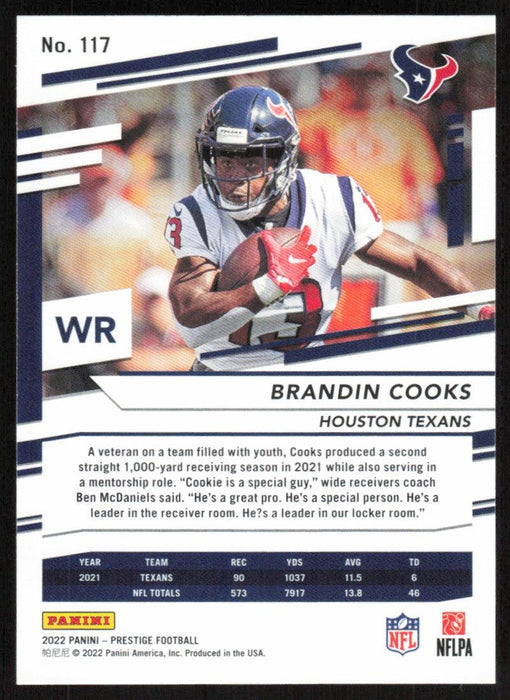 Brandin Cooks 2022 Panini Prestige # 117 Houston Texans - Collectible Craze America