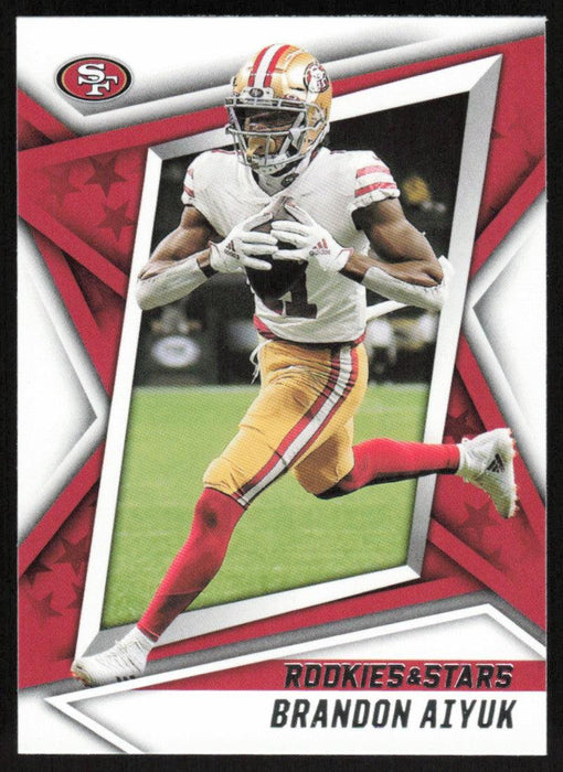 Brandon Aiyuk 2021 Panini Rookies & Stars # 33 San Francisco 49ers Base - Collectible Craze America