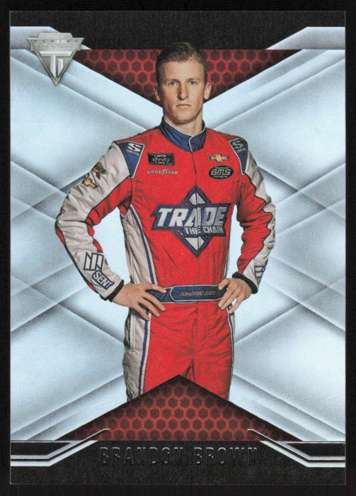 Brandon Brown 2022 Panini Chronicles Racing Titanium # 12 - Collectible Craze America