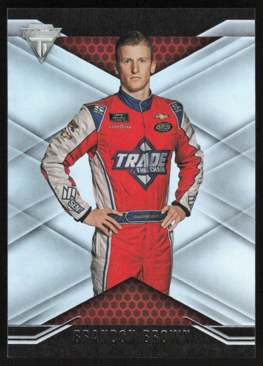 Brandon Brown 2022 Panini Chronicles Racing Titanium # 12 - Collectible Craze America