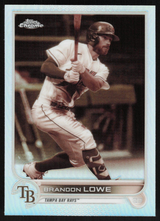 Brandon Lowe 2022 Topps Chrome # 107 Sepia Refractor Tampa Bay Rays - Collectible Craze America