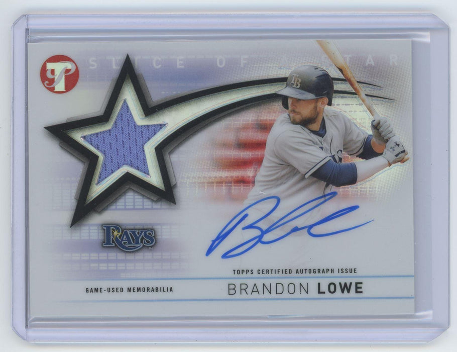 Brandon Lowe 2022 Topps Pristine # SSAR-BL Slice of a Star Tampa Bay Rays - Collectible Craze America