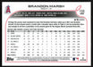Brandon Marsh 2022 Topps Chrome # 133 RC Black & White Mini Diamond Los Angeles Angels - Collectible Craze America