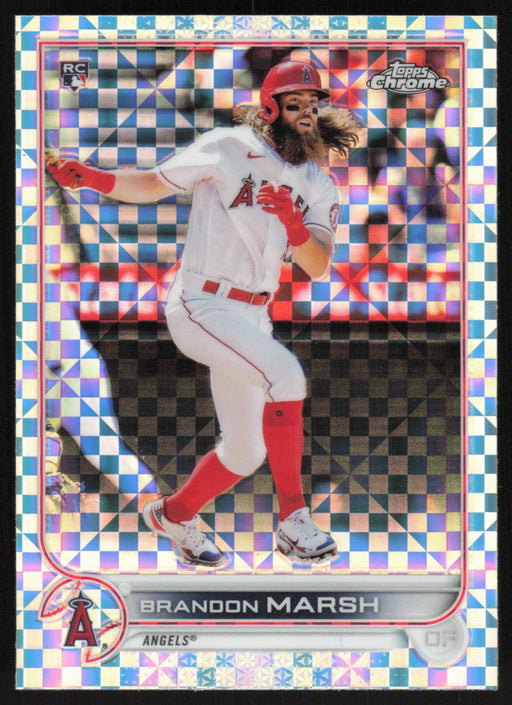 Brandon Marsh 2022 Topps Chrome # 133 RC X-Fractor Los Angeles Angels - Collectible Craze America