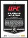Brandon Moreno 2022 Panini Donruss UFC Base # 35 Flyweight - Collectible Craze America